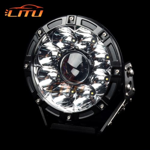 7 inch Brightest LED Laser Work Light,Off-Road Auxiliary/Driving Lights